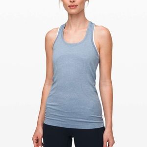 Lululemon Swiftly Tech Racerback Ice Cap Blue top